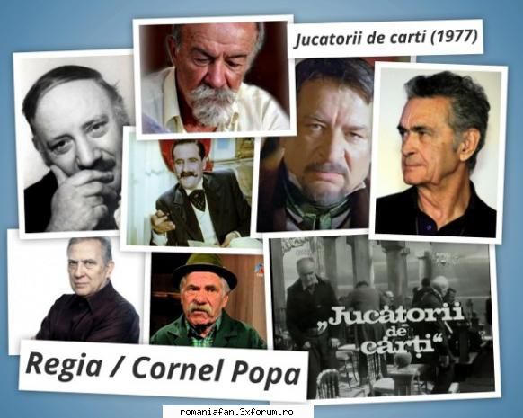 jucatorii carti (1977) teatru jucatorii carti tvadaptare farsei lui gogol. farsa atroce exprima