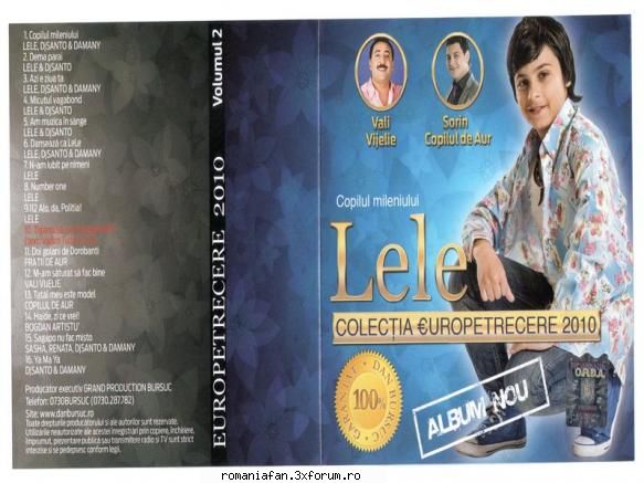 lele - colectia euromanele vol.2 2010 (album original + djsanto & damany - copilul & djsanto - dema