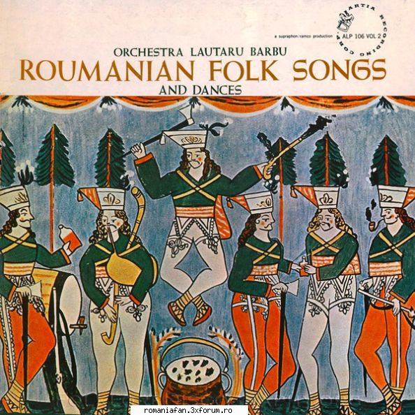 discuri vinil raritati muzica populara roumanian folk songs and lautaru orchestra, vol. 2 