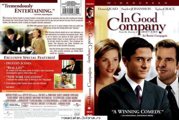 good company (2004) good company (2004)dan foreman este familie, vechime locul unde lucreaza firma