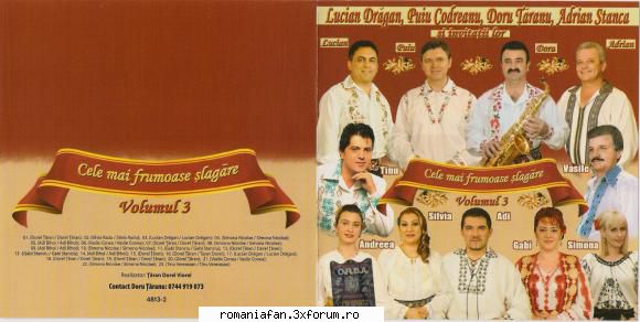 Cele mai frumoase slagare Volumul 3 CD Original 2011 - Cele mai frumoase slagare - Populara MP3's Albums