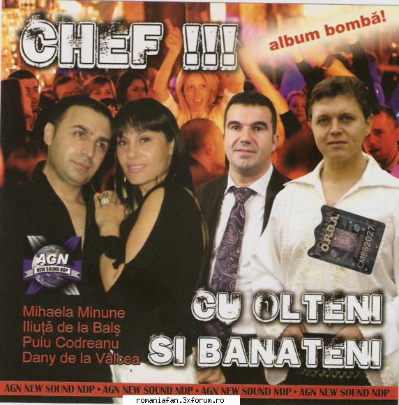 Chef Cu Olteni & Banateni CD Original 2011 - Chef Cu Olteni & Banateni CD Original - Manele MP3's Albums