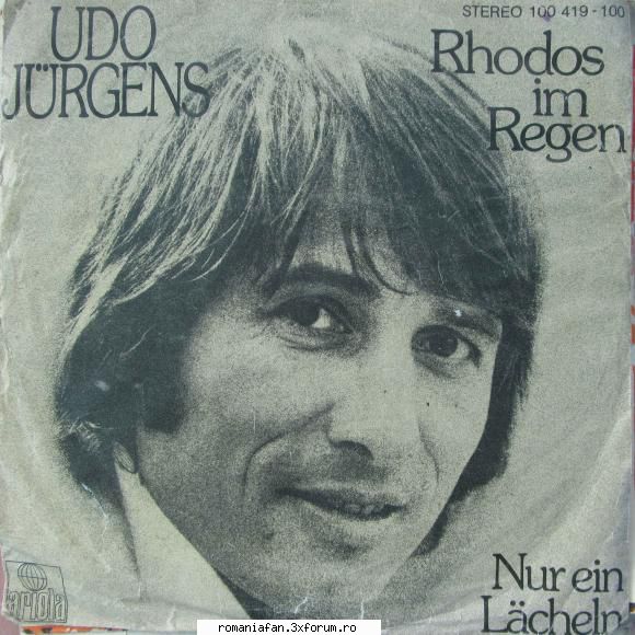 Discuri vinil cu muzica internationala - Raritati - Udo J�rgens ‎� Rhodos - International MP3's Albums