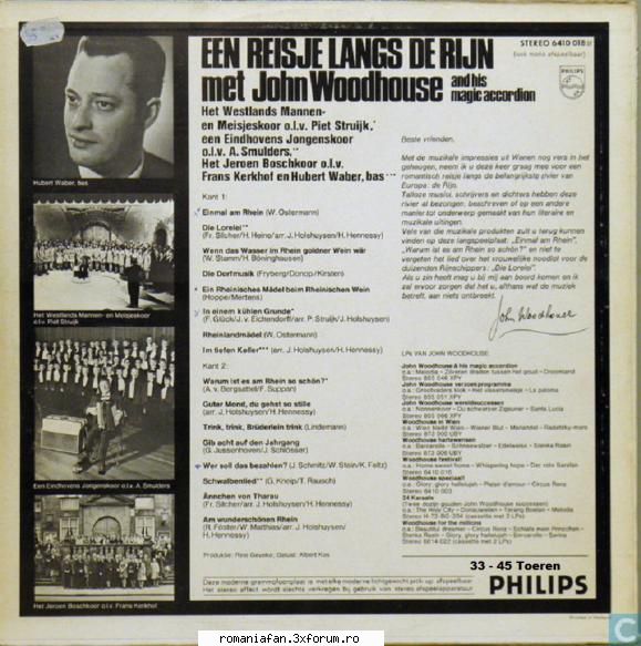 Discuri vinil cu muzica internationala - Raritati - John Woodhouse - Een Reisje - International MP3's Albums