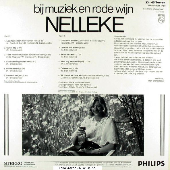 Discuri vinil cu muzica internationala - Raritati - Nelleke - Bij Muziek En Rode - International MP3's Albums