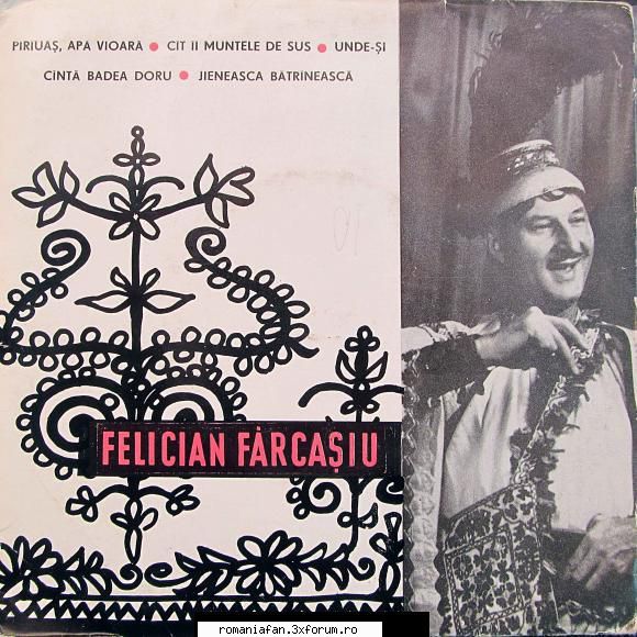 Discuri vinil si raritati cu muzica populara - Felician Farcasu EPC 752 1.Felician - Populara MP3's Albums